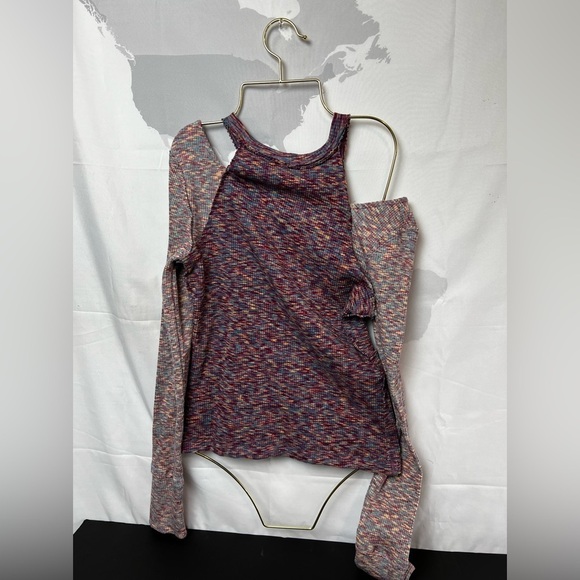 Free People top NWOT color light and dark purple - Picture 2 of 5